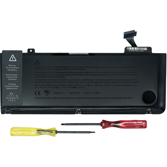 BO-A1322 Bateria Original color negro 6 celdas para Apple MacBook pro 13inch (2009) 10.95V / 74WH