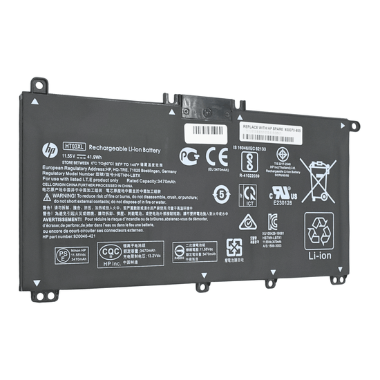 BO-HT03XL Bateria Original 11.55V / 41.7Wh HP Pavilion 14-CE 14-CF 14-cm 14-CK 14-DF 14-MA 15-DA 15-CS 15-DB 14Q-CS 15-CW 17-by 17-CA HP 240 245 250 255 G7 340 348 G5 HT03XL