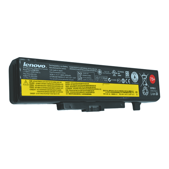 BO-L11S6Y01 Bateria Original 6 Celdas 11.1V Lenovo Thinkpad G580 Y580 G480 G485 G585 L116Y01 / L11S6F01 / L11S6Y01