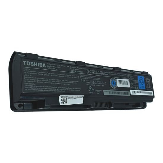 BO-PA5023U Bateria Original 6 Celdas 10.8V Toshiba Satellite C845, P875, L875 Series PA5023U-1BRS / PA5024U-1BRS