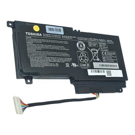 BO-PA5107U Bateria Original 4 Celdas 14.4V/ 43Wh Toshiba L45D L50 L55 L55t P50 P55 P55T S55 S55t Series PA5107U-1BAS / PA5107U-1BRS