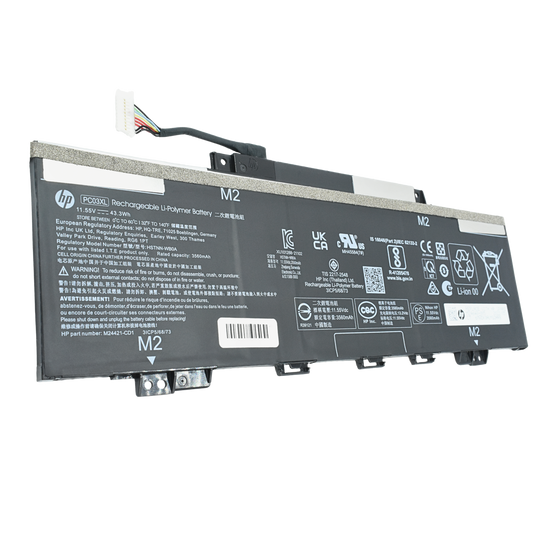 BO-PC03XL Bateria Original 11.55V para HP Pavilion x360 14 Convertible PC 14-DW 14-DY 14-DH 14-BA 14-CD 15-ER Series PC03XL