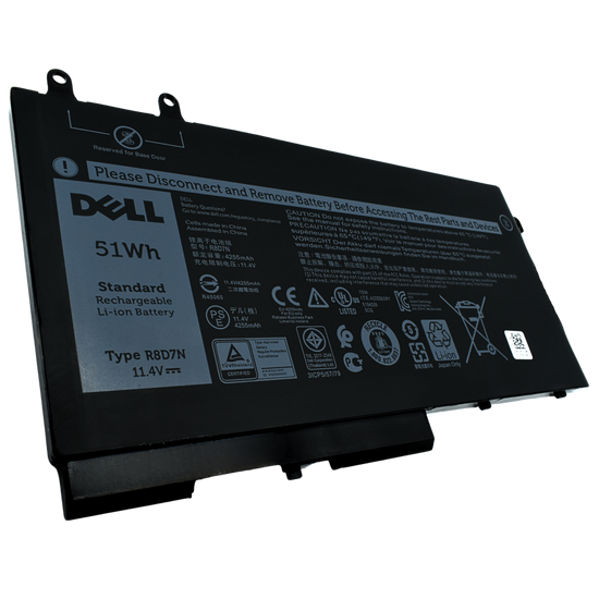 BO-R8D7N Bateria Original 11.4V 51Wh para Dell Latitude 5400 5410 5500 5510 Precision 3540 3550 Inspiron 7590 7591 7791 2-in-1 Series 1V1XF 01V1XF XV8CJ R8D7N