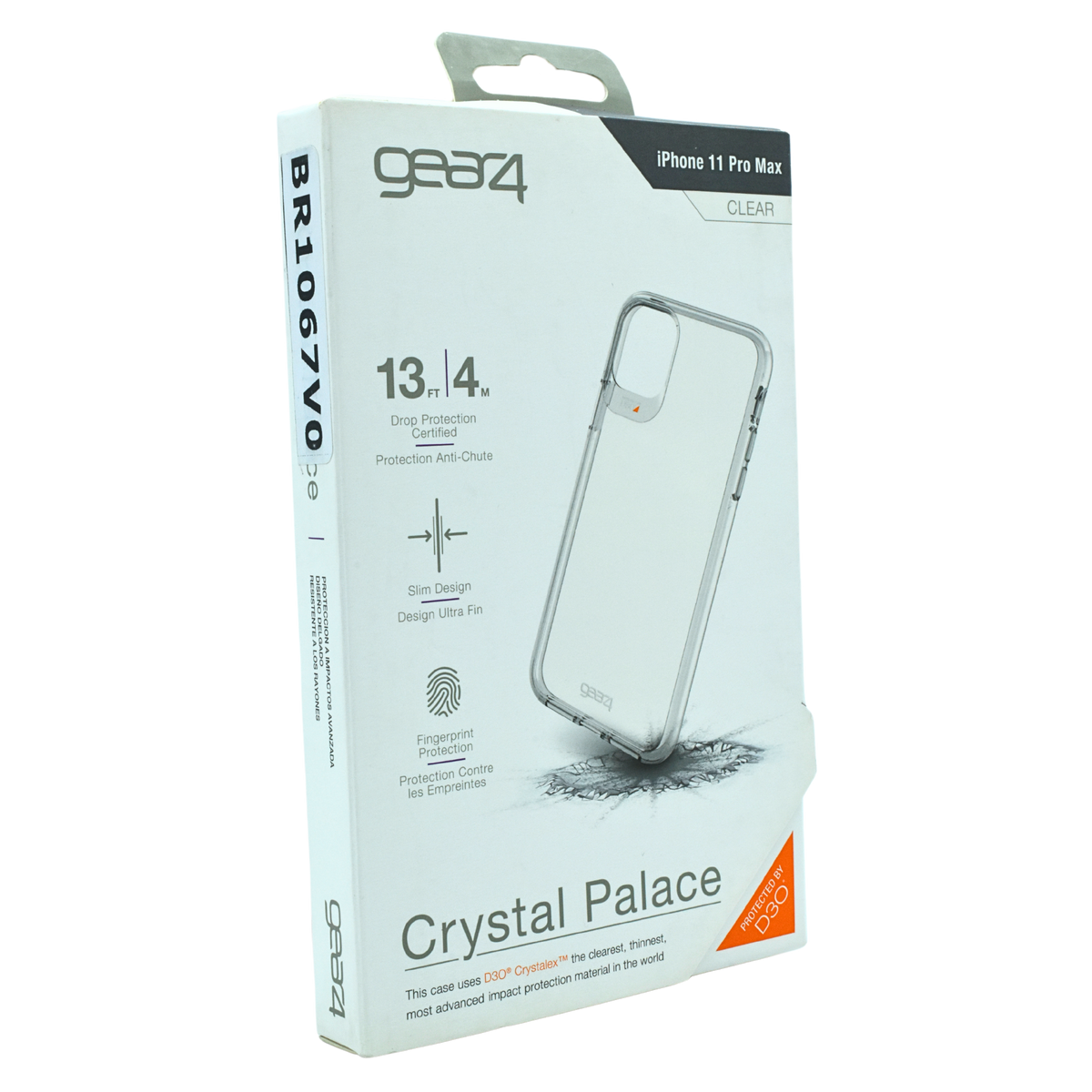 BR1067V0 Funda para celular Gear4 Cristal Palace Transparente Para iPhone 11 Pro Max