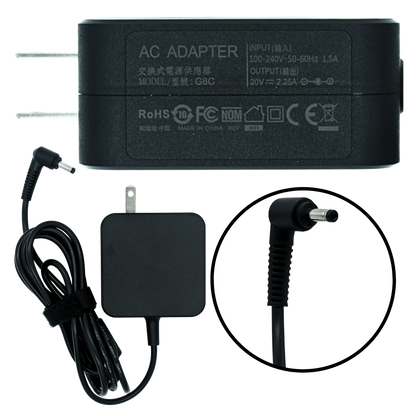 EK-G8C Adaptador de Corriente 45W 20V/2.25A (4.0*1.7) CUADRADO Marca EKO - Tecnología AltérCo
