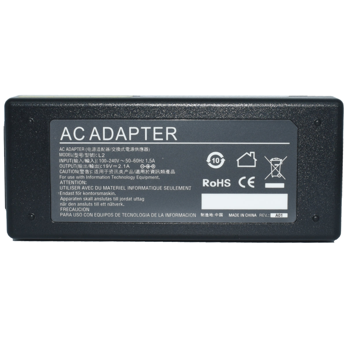 EK-L2 Adaptador de Corriente 40W 19V-2.1A (2.5*0.7) Modelo AF04 Marca EKO - Tecnología AltérCo