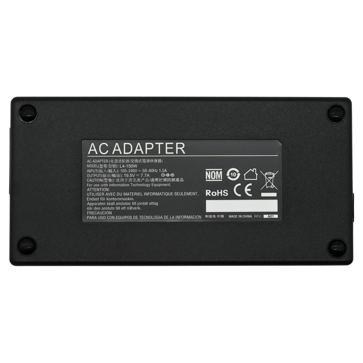 EK-L4-150W Adaptador de Corriente 150W 19.5V / 7.7A (4.5*3.0) Marca EKO - Tecnología AltérCo
