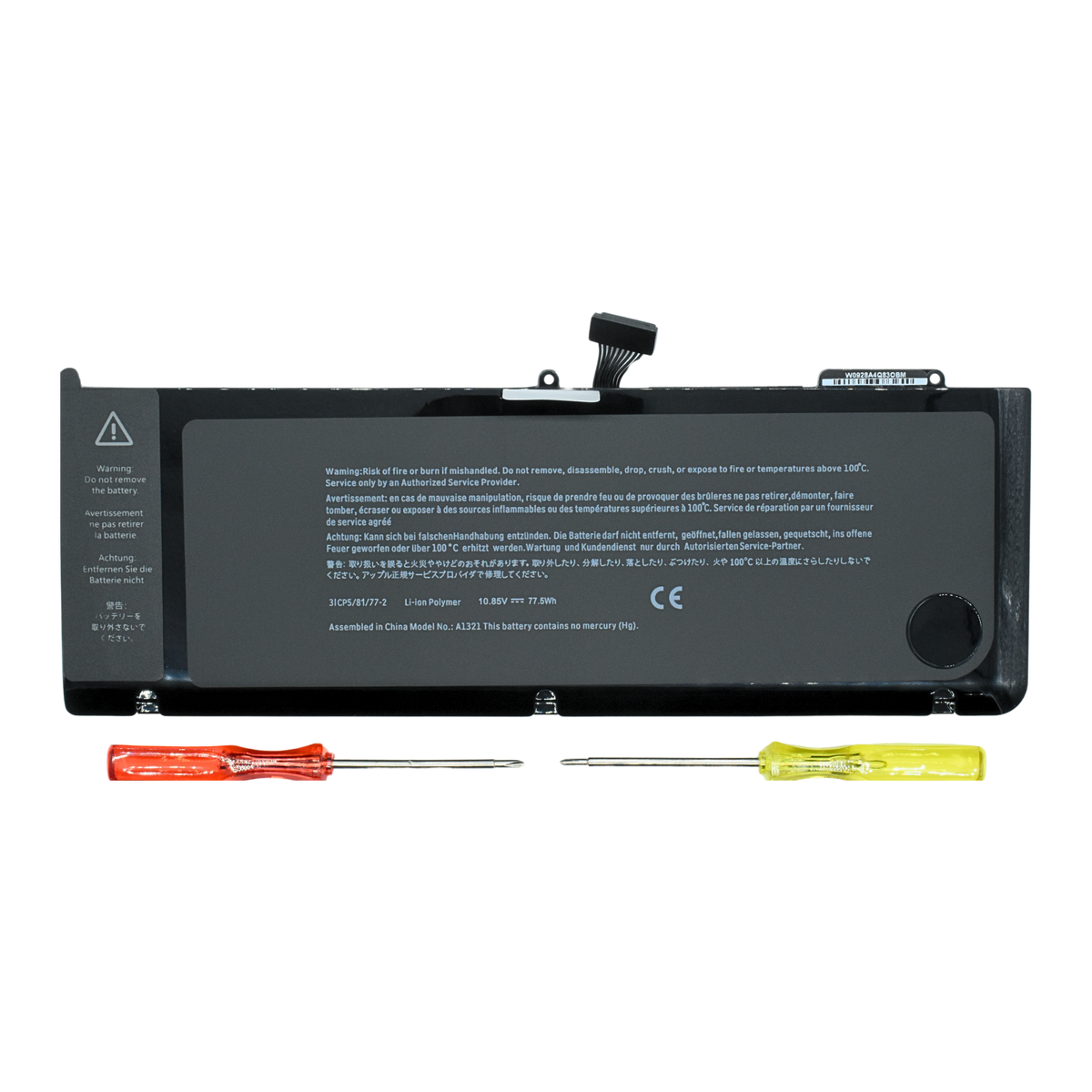EKA1321 Bateria color negro 6 celdas para Apple MacBook pro 15 (2009) 10.95V / 85WH" - Tecnología AltérCo
