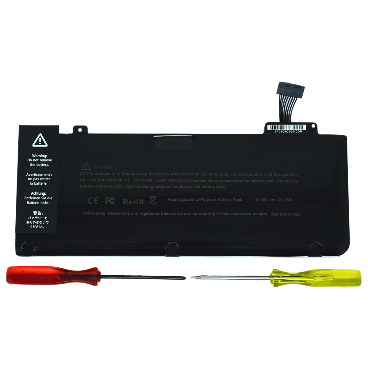 EKA1322 Bateria color negro 6 celdas para Apple MacBook pro 13 (2009) 10.95V / 74WH" - Tecnología AltérCo