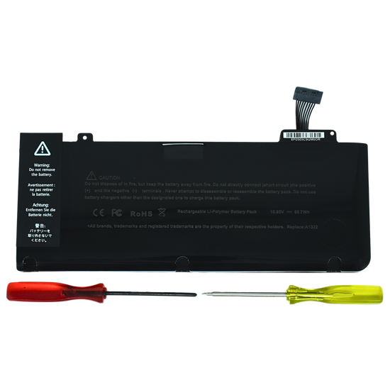 EKA1322 Bateria color negro 6 celdas para Apple MacBook pro 13 (2009) 10.95V / 74WH" - Tecnología AltérCo