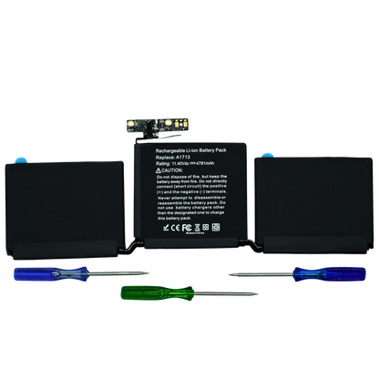 EKA1713 Bateria color negro para Apple MacBook Pro 13'' Model A1708 Late 2016 Mid 2017 11.41v / 58.19wh - Tecnología AltérCo