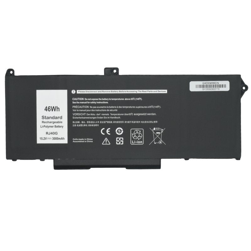EKD0M3KCN Bateria 15.2V 3000mA para Dell Latitude 14 5420 Latitude 15 5520 Precision 15 3560 Series RJ40G - Tecnología AltérCo