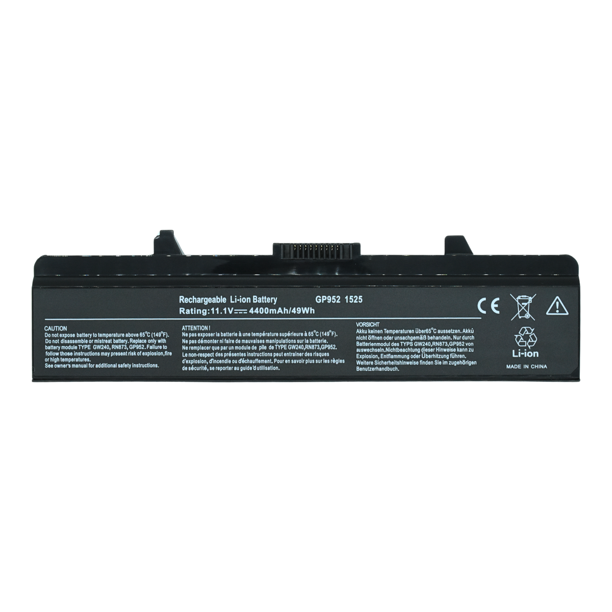 EKD1525 Bateria Li-ion 11.1V para Dell Inspiron 1525 / 1526 - Tecnología AltérCo