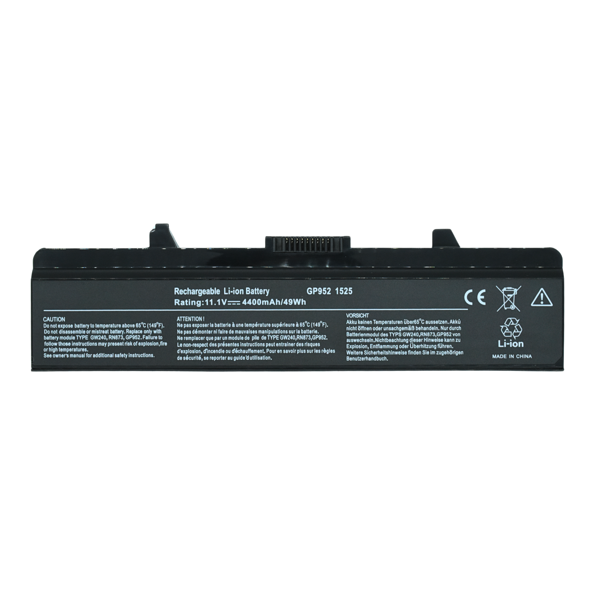 EKD1525 Bateria Li-ion 11.1V para Dell Inspiron 1525 / 1526 - Tecnología AltérCo
