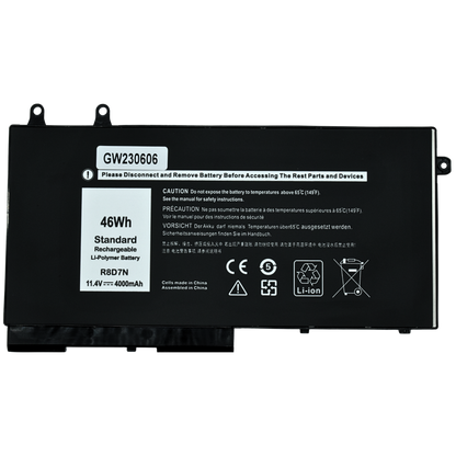 EKD1V1XF Bateria Interna (P) 7.6V para Dell Latitude 5400 5500 Precision 3540 3550 Inspiron 7590 7591 1V1XF - Tecnología AltérCo