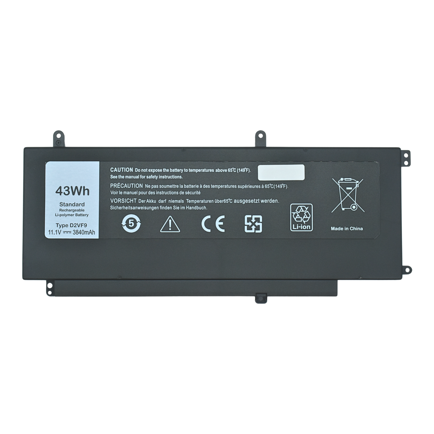 EKD2VF9 Bateria 11.1V 43WH para DELL Dell Inspiron 15 7547 7548 0PXR51 PXR51 D2VF9
