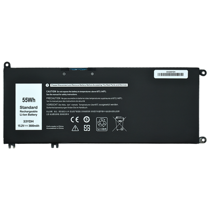 EKD33YDH Bateria Interna (P) 15.2V para Dell Inspiron 7577 7000 7773 7778 7779 7786 33YDH - Tecnología AltérCo