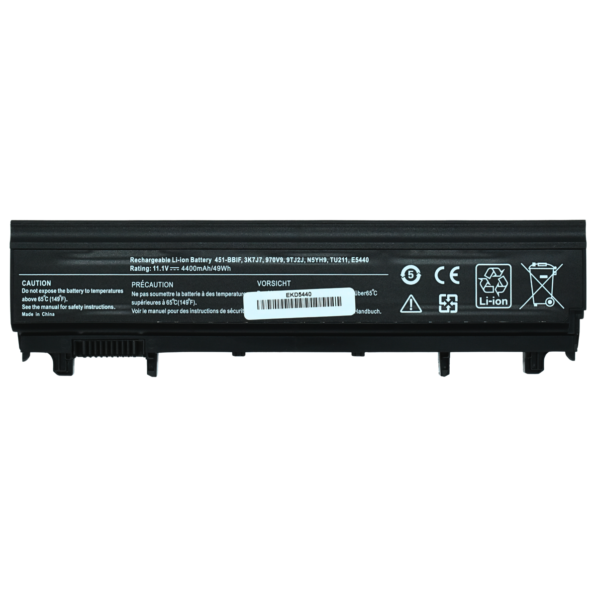 EKD5440 Bateria de Li-ion 11.1V para Dell Latitude E5540 / Latitude E5440 en Negro - Tecnología AltérCo