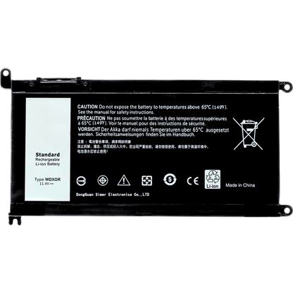 EKD5481 Bateria para DELL Inspiron 13(5368 5378 5379 7368 7378 14-7460) 15(5565 5567 5568 5578 7560 7570 7579 7569 P58F) 3CRH3 T2JX4 FC92N WDX0R - Tecnología AltérCo