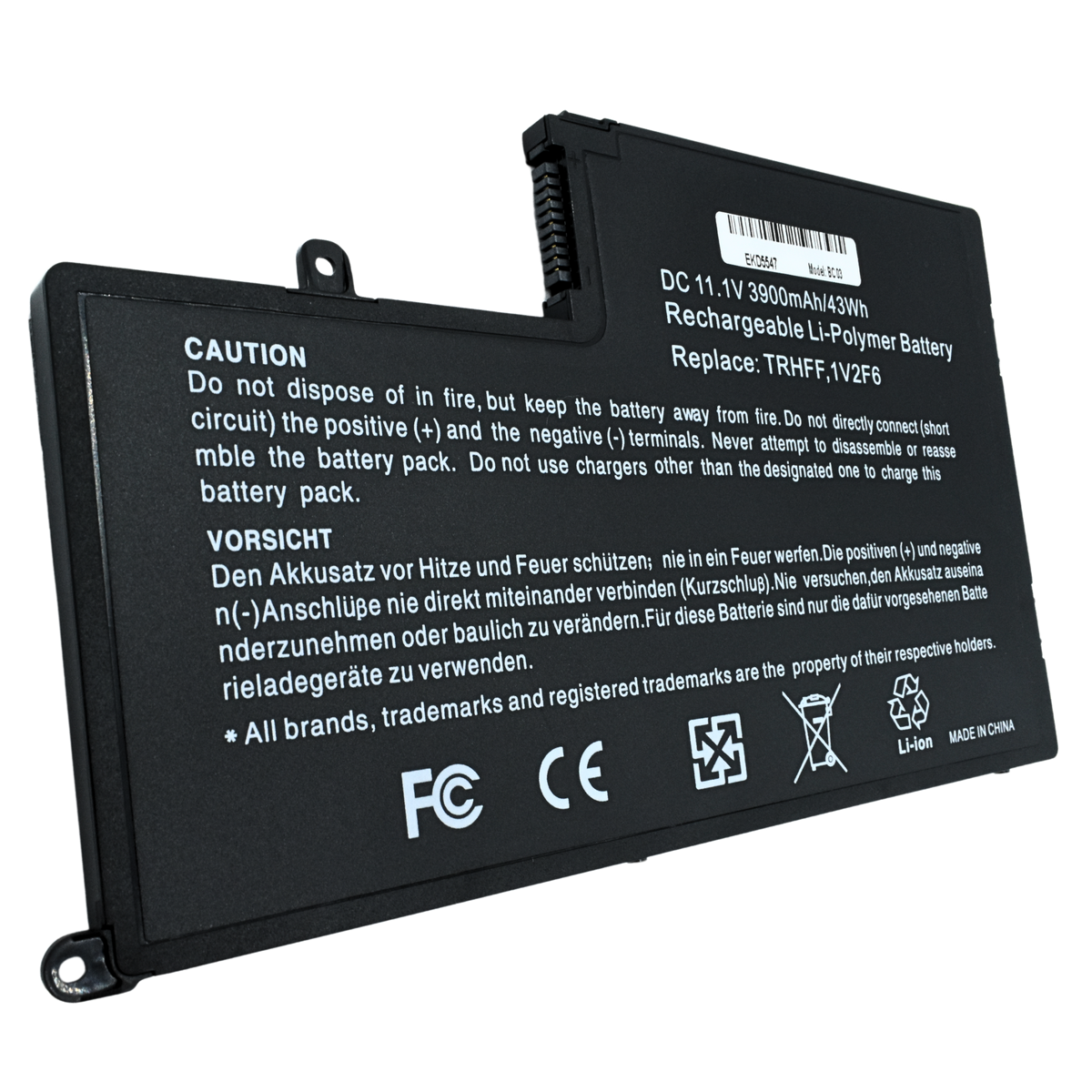EKD5547 Bateria Interna (P) 11.1V para Dell Inspiron 14-5447 15-5547 5448 5545 5547 - Tecnología AltérCo