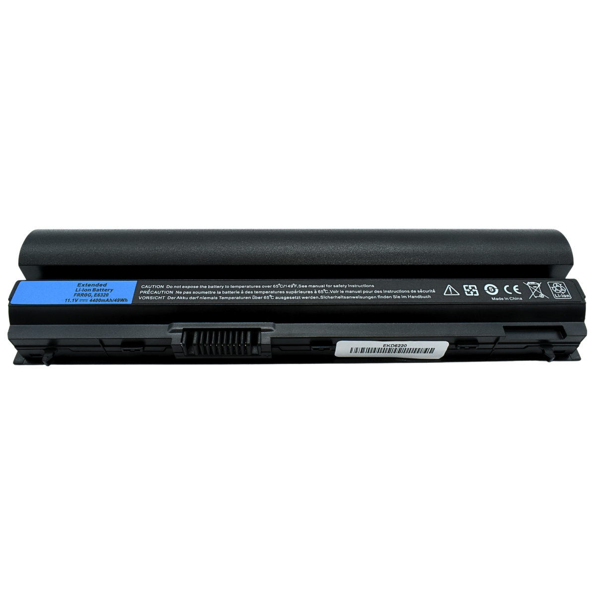 EKD6220 Bateria Li-ion 11.1V para Dell Latitude E6220, E6320 y E6330 en color Negro - Tecnología AltérCo