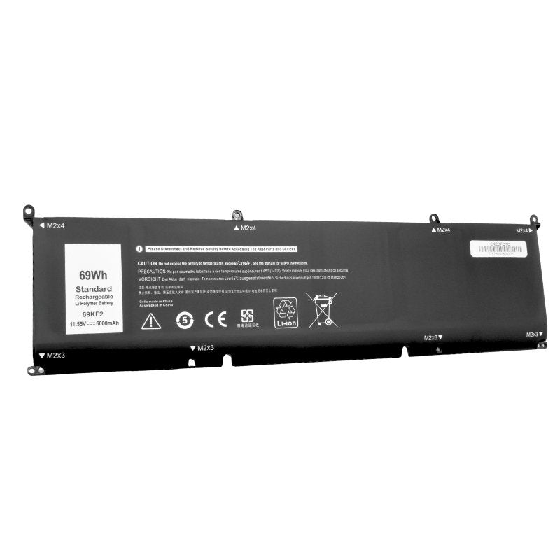 EKD8FCTC Bateria 11.55V 6000mAh 69Whr para Dell XPS 15 9500 9510 9520 Precision 5550 5560 5570 Alienware M15 R3 R4 R5 R6 R7 69KF2 - Tecnología AltérCo