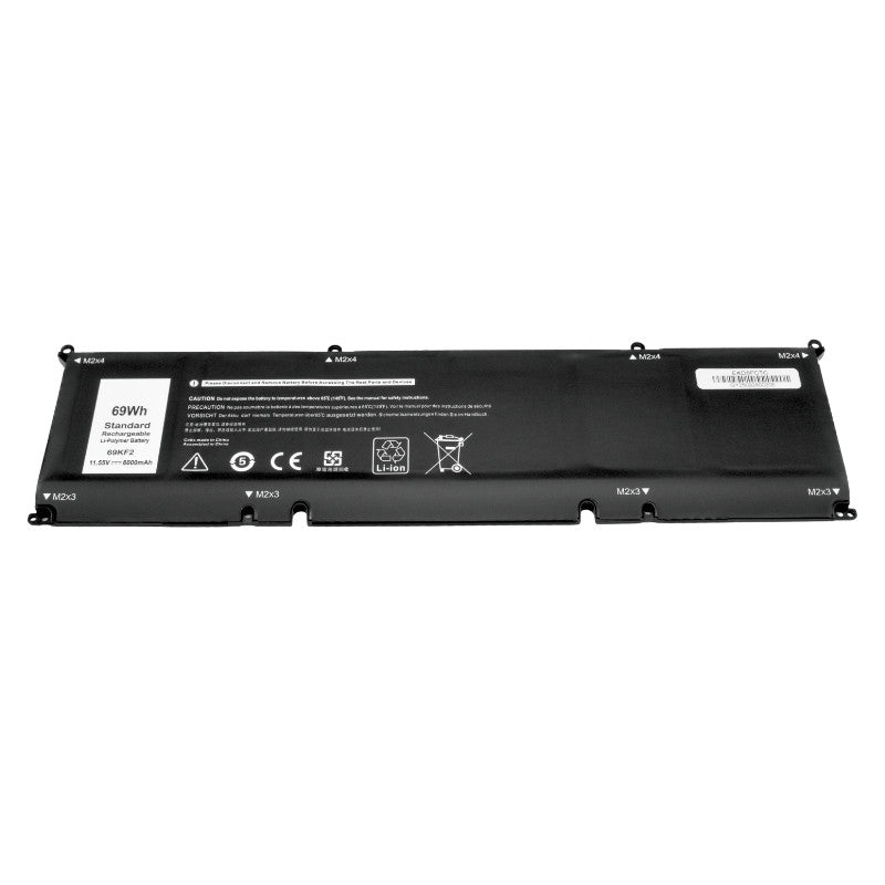 EKD8FCTC Bateria 11.55V 6000mAh 69Whr para Dell XPS 15 9500 9510 9520 Precision 5550 5560 5570 Alienware M15 R3 R4 R5 R6 R7 69KF2 - Tecnología AltérCo
