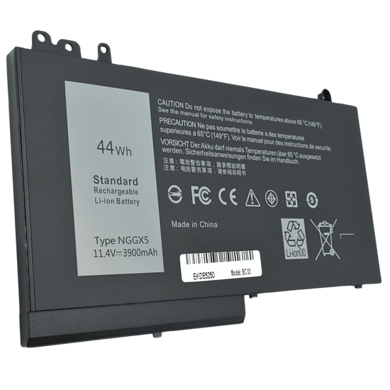 EKDE5250 Bateria 11.4V 3000mA para Dell Latitude E5250 E5270 E5470 E5270 Series W9FNJ RDRH9 53VJ6 451-BBUL RDRH9 0JY8D6 NGGX5