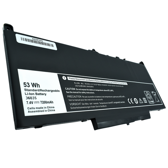 EKDE7470  Bateria Interna (P) 7.6V para Dell Latitude E7270 E7470 Series R1V85 451-BBSX 451-BBSY 451-BBSU MC34Y J60J5