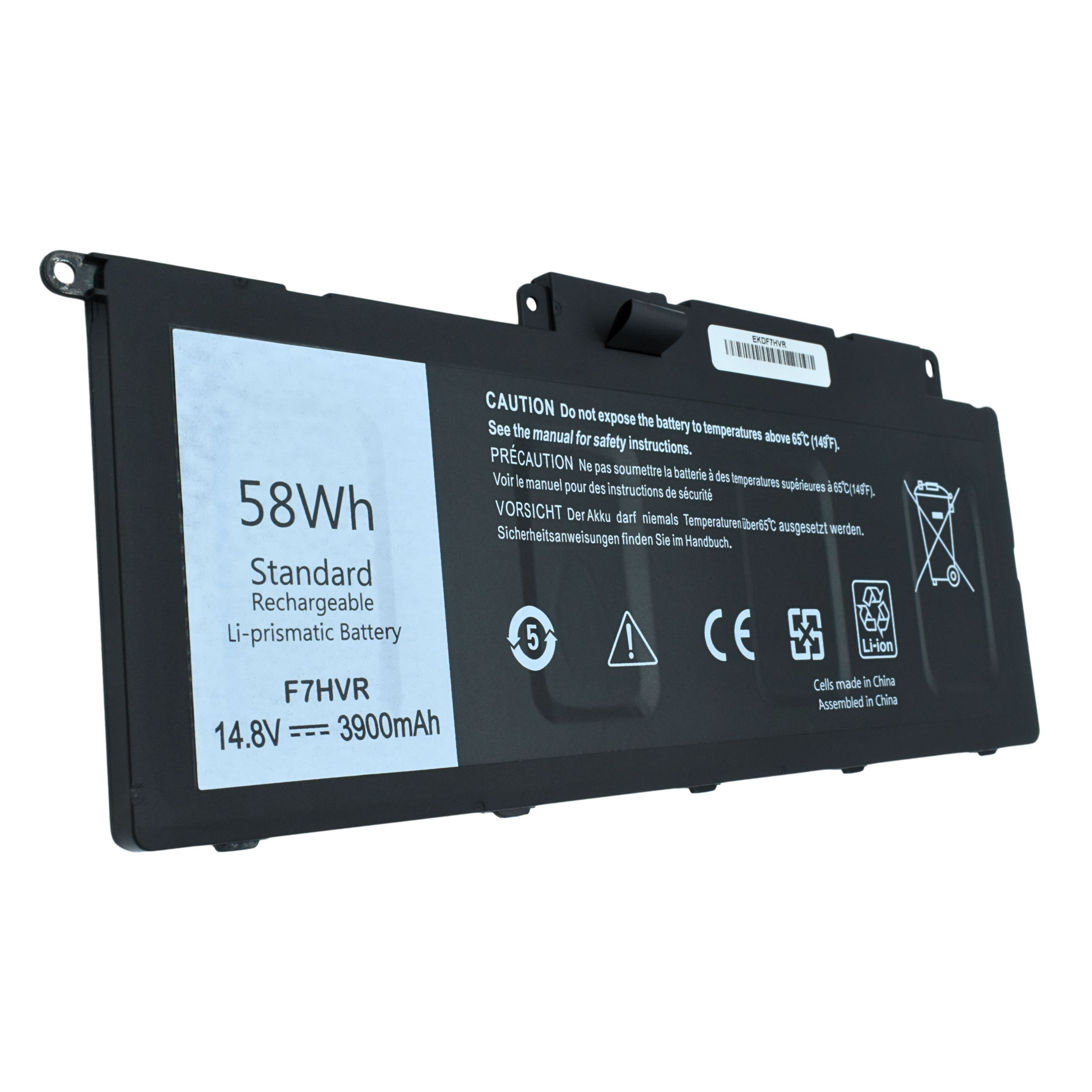 EKDF7HVR Bateria 14.8V para Dell Inspiron 15 7537 15 7000 17 7737 17 7000 Series 062VNH 62VNH F7HVR - Tecnología AltérCo