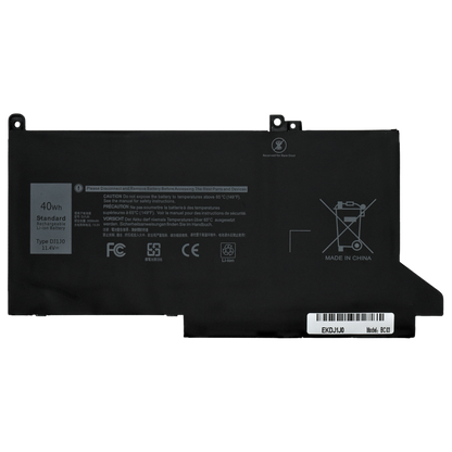 EKDJ1J0 Bateria Interna (P) 11.4V para Latitude 12 7480 7490 7280 E7280 7290 E7290 13 E7380 E7390 7380 7390 14 E7480 E7490 Series DJ1J0 / DJ1JO PGFX4 - Tecnología AltérCo