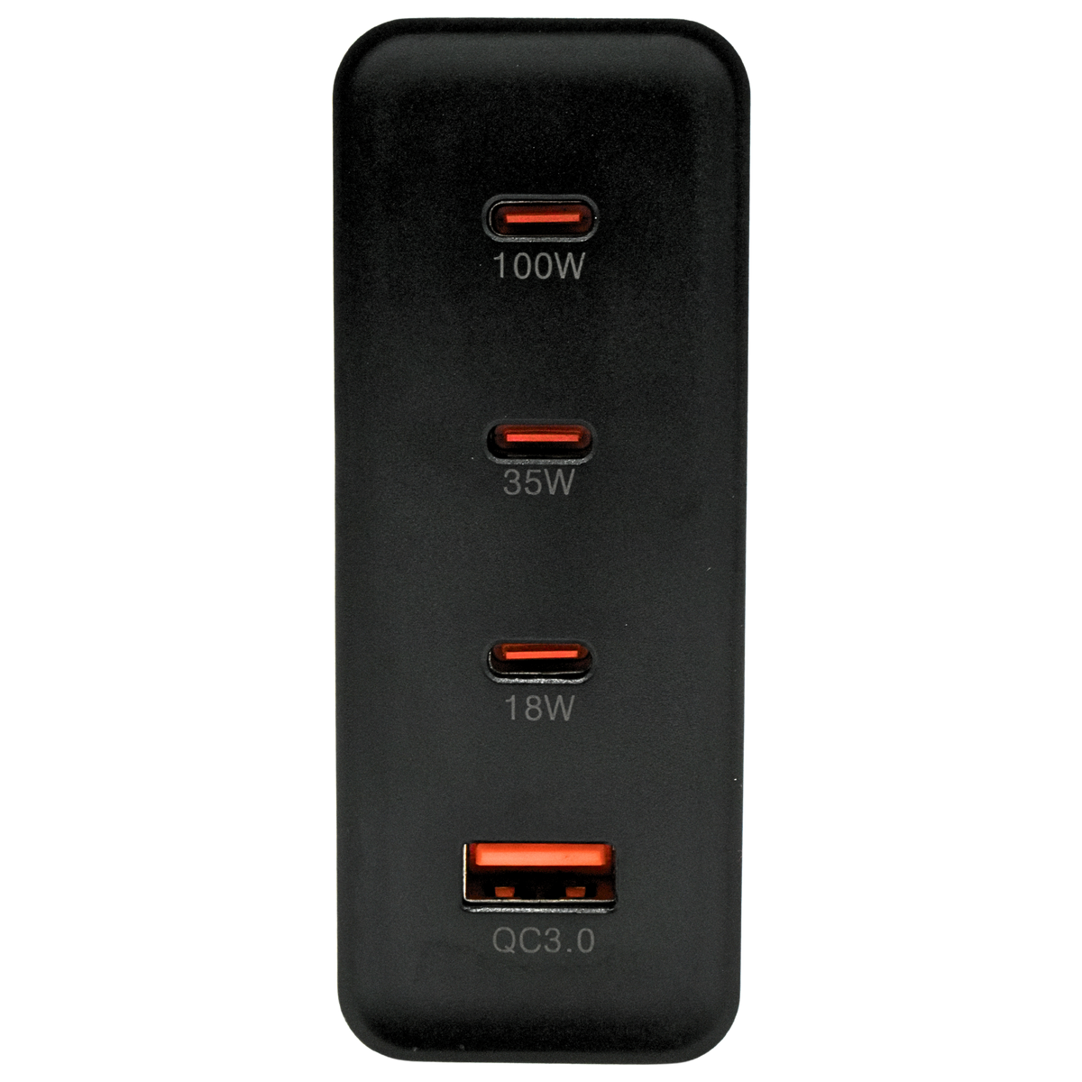 EKG-135W Cargador de Pared GaN PD 135W 4 Puertos (Tipo C 100W / 30W) 2x USB 18W