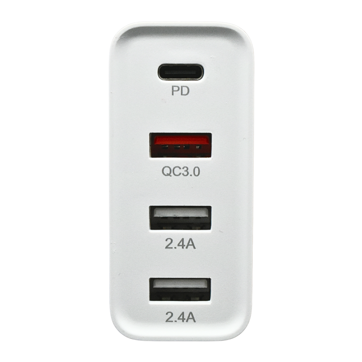 EKG-48W Cargador de Pared PD GaN 48W de 4 Puertos 1x Tipo USB C + 3x USB A