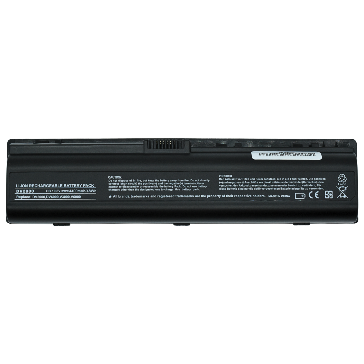 EKH2000 Bateria Li-ion 10.8V para HP DV2000 / DV6000 / V6000 - Tecnología AltérCo