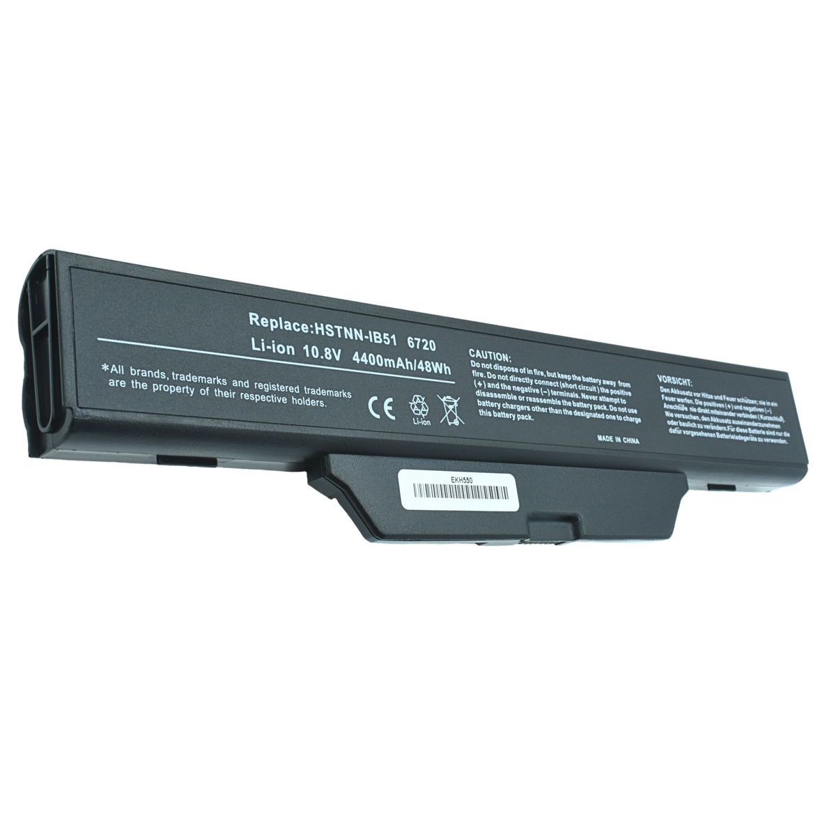 EKH550 Bateria 6 Celdas para HP 550 6720s 6730s - Tecnología AltérCo