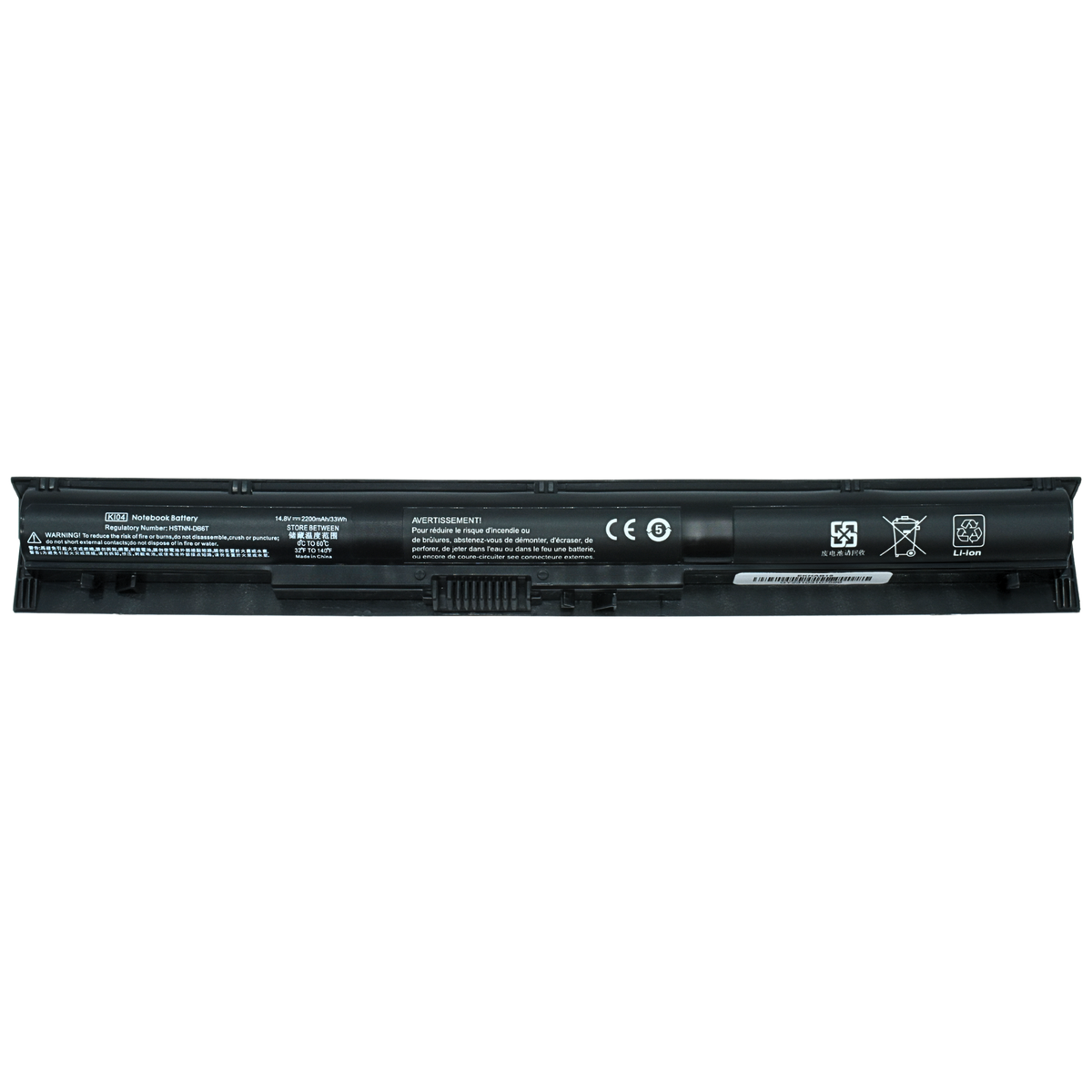 EKHAB15 Bateria Li-ion 14.8V para HP Pavilion 14-AB, 15-AB, 15-AG, Pavilion 17-G en color Negro - Tecnología AltérCo
