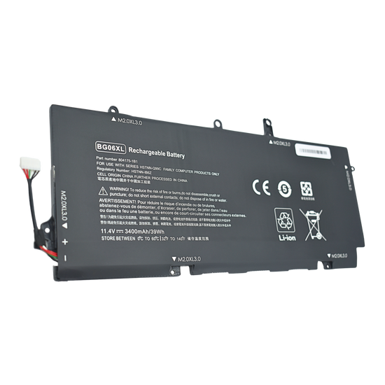 EKHBG06XL Bateria 11.4V 45Wh para HP EliteBook 1040 G3 Series BG06XL