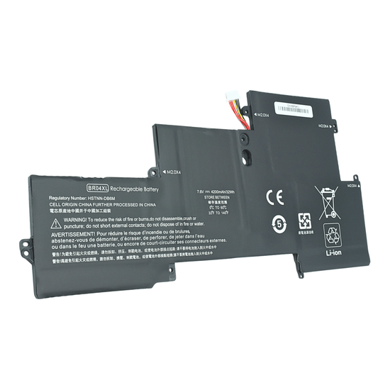 EKHBR04XL Bateria 7.6V para HP EliteBook Folio 1020 1030 G1 M0D62PA M4Z18PA G9P64AV L7Z19PA M5U02PA Series BR04XL