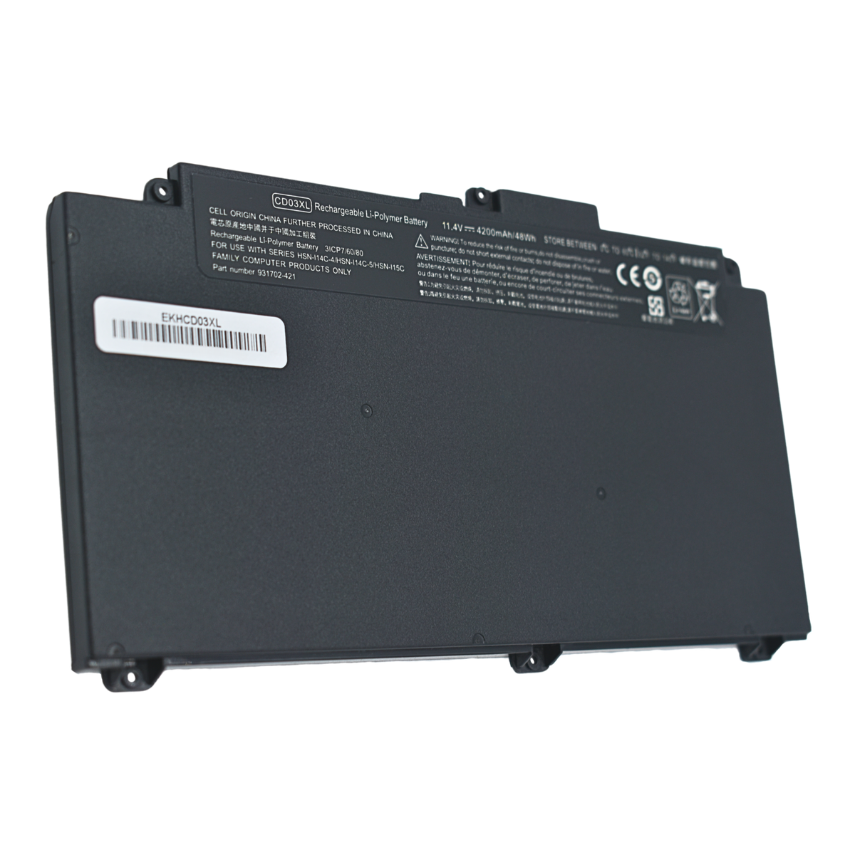 EKHCD03XL Bateria 11.4V para HP ProBook 640 645 650 G4 G5 Series CD03XL CDO3XL - Tecnología AltérCo