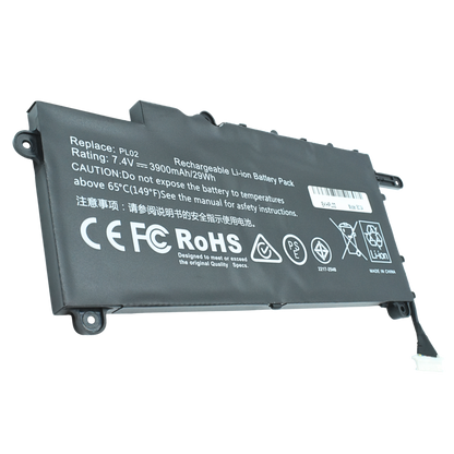 EKHPL02 Bateria Interna (P) 7.6V para HP 11N-X360, 11-N010dx 11-n026br, 11-n010la HSTN-DB6B, 751875-00, PL02XL - Tecnología AltérCo