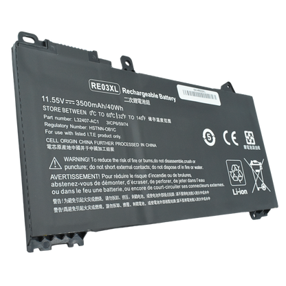EKHRE03XL Bateria 3.8V para HP ProBook 450 430 440 445 G6 Series RE03XL - Tecnología AltérCo