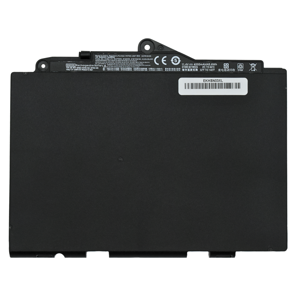 EKHSN03XL Bateria 11.4V 44Wh/3780mAh para HP EliteBook 820 G3/ 820 G4/ 725 G3/ 725 G4 Series SNO3XL - Tecnología AltérCo