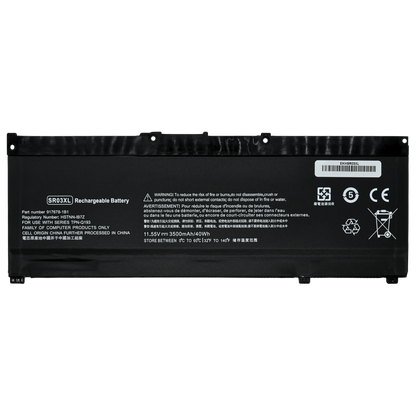 EKHSR03XL Bateria Interna (P) 11.55V para HP Envy x360 15-cn0000 15-cn0000ne 15-CN0000TX 15-CN0005TX, 15-cp0000 SR03XL / HSTNN-DB8Q /  L08934-2C1 - Tecnología AltérCo