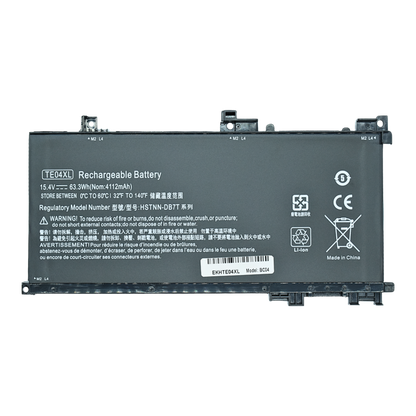 EKHTE04XL Bateria 15.4V para HP Pavilion 15-BC200NB 15-BC260NZ Omen 15-AX200NA AX218TX Series TE04XL - Tecnología AltérCo