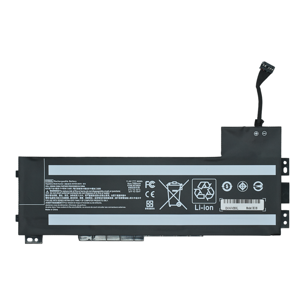 EKHVV09XL Bateria 11.4V para HP ZBook 15 G3 G4 17 G3 G4 Series VV09XL