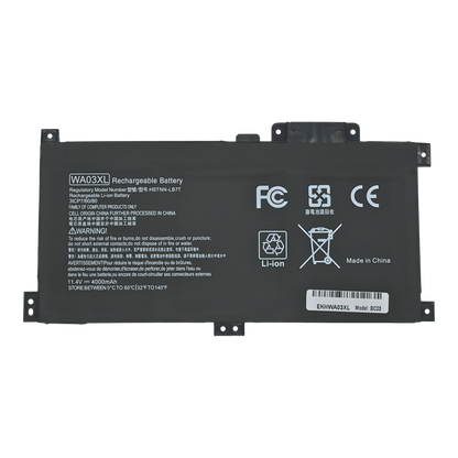 EKHWA03XL Bateria 11.4V 48.01Wh / 4212mAh para HP Pavilion X360 14-BA 15-BK 15-BR 15-BR001TX Series WA03XL