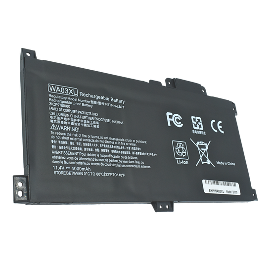 EKHWA03XL Bateria 11.4V 48.01Wh / 4212mAh para HP Pavilion X360 14-BA 15-BK 15-BR 15-BR001TX Series WA03XL