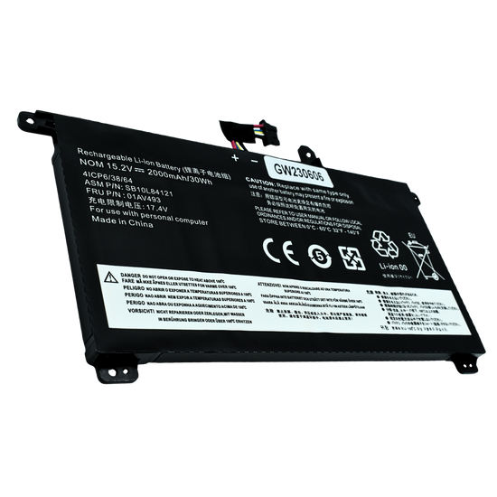 EKI01AV493  Bateria Interna (P) 15.2V para Lenovo ThinkPad T570 T580 P51S P52S Series 00UR891 01AV493