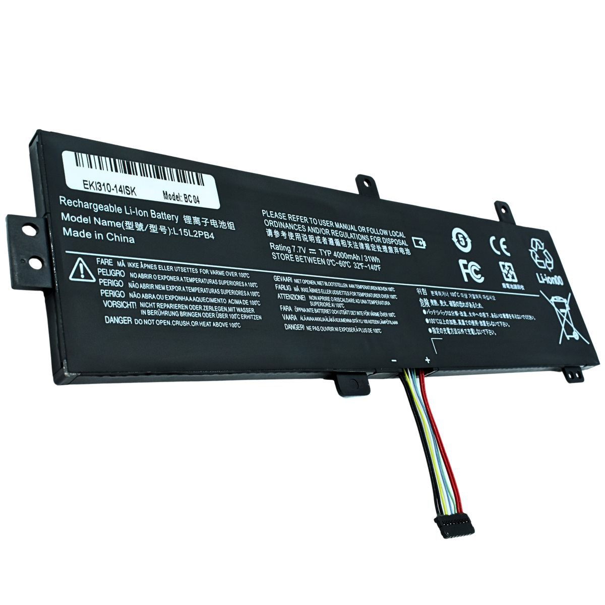 EKI310-14ISK Bateria 7.7V para Lenovo IdeaPad 310-14IAP 310-14IKB 310-14ISK Series L15M2PB2