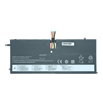 EKI45N1070 Bateria 14.8V / 46Wh para Lenovo ThinkPad X1 Carbon 3444 3448 3460 X1C ASM 45N1070 45N1071